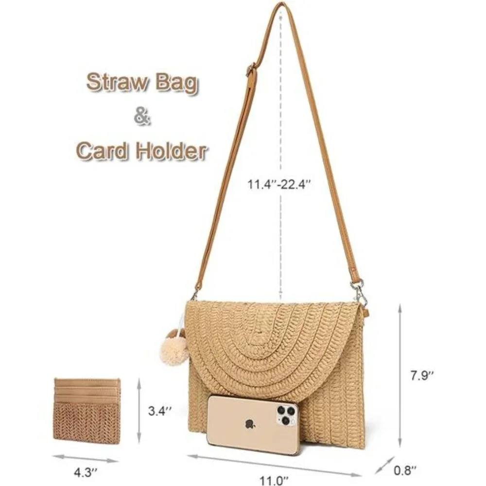 YIKOEE straw bag